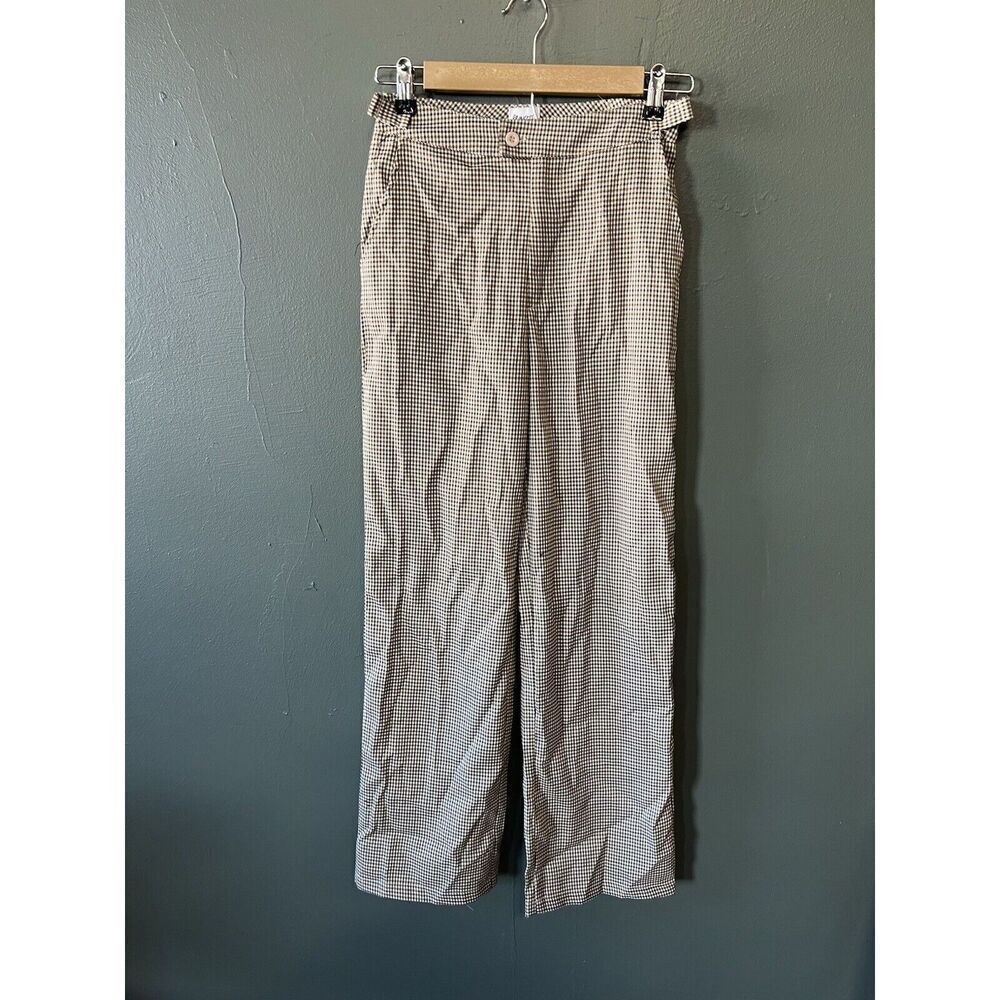 Princess Polly Womens Plaid Business Straight Leg Pants Size 2